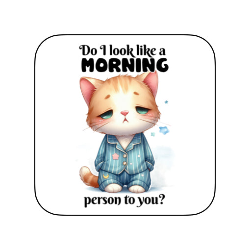 Coasters of Sarcastic Quotes with Cats