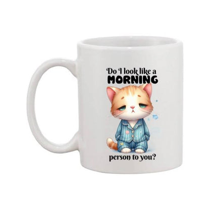 Mug - 11oz - Sarcastic Funny Sayings with 12x images of different cats