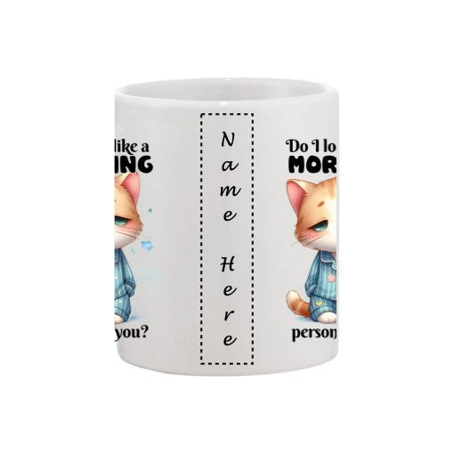 Mug - 11oz - Sarcastic Funny Sayings with 12x images of different cats