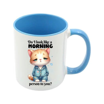 Mug - 11oz - Sarcastic Funny Sayings with 12x images of different cats