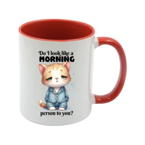 Mug - 11oz - Sarcastic Funny Sayings with 12x images of different cats