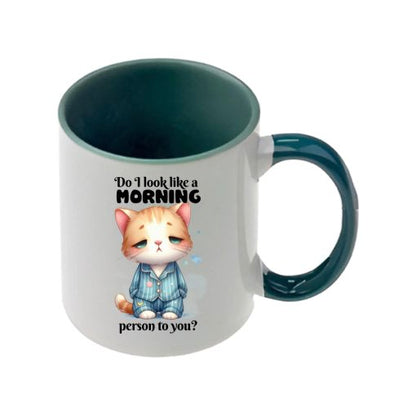 Mug - 11oz - Sarcastic Funny Sayings with 12x images of different cats
