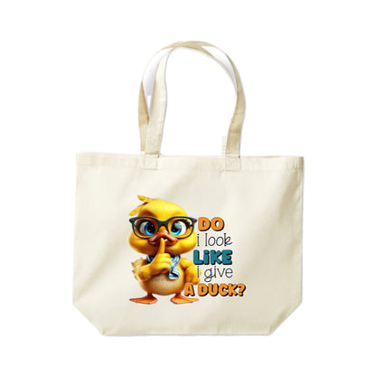 Cotton Tote Bags 18ltr-  Sarcastic Quotes with Ducks