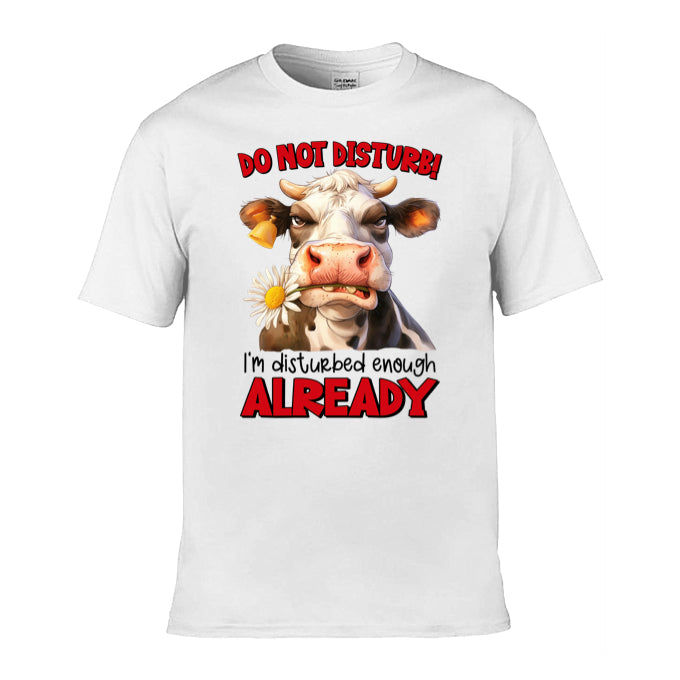 Mens T-Shirt (Gildan Softstyle 64000) - Sarcastic Quotes with Cows - Group 1