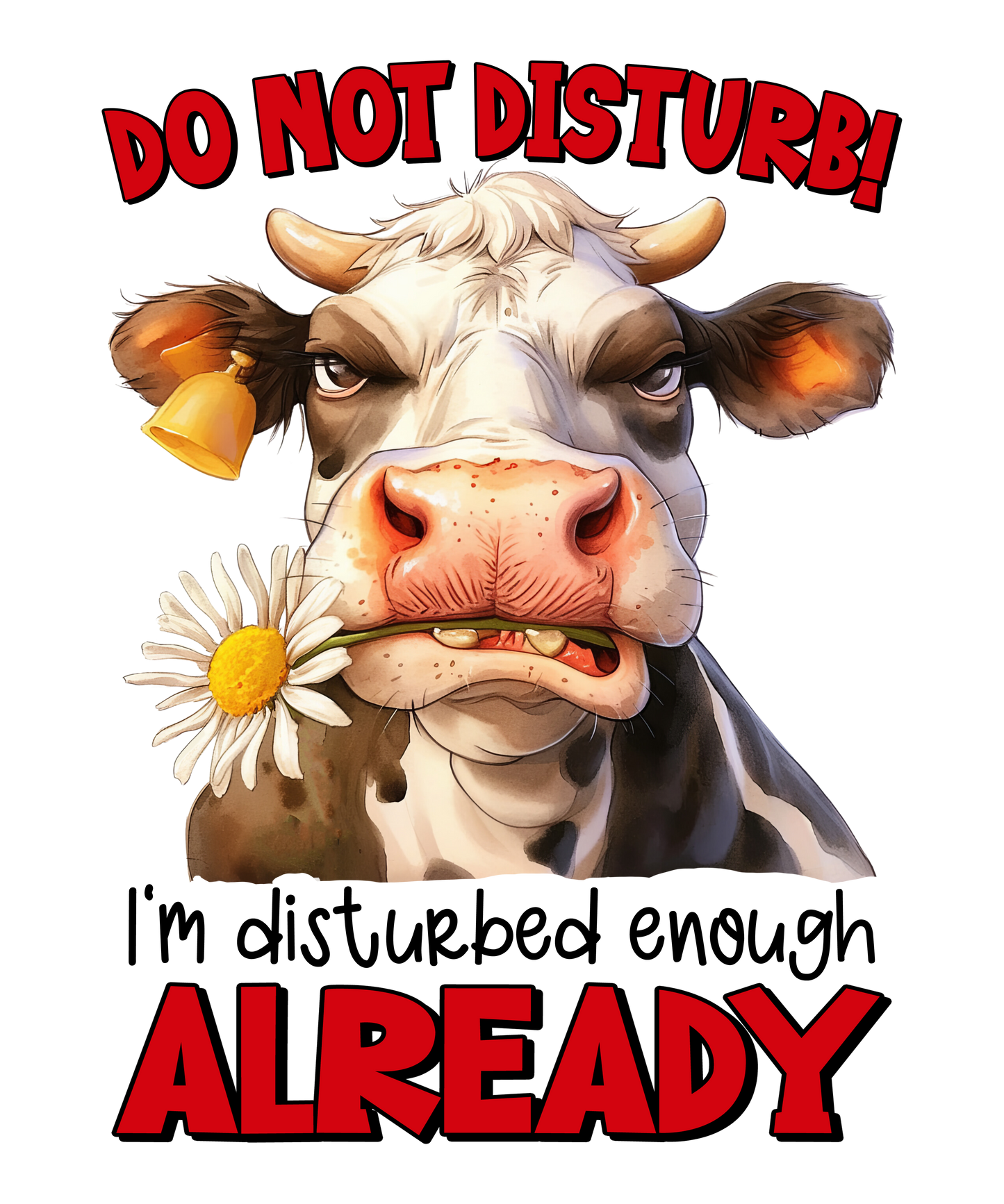 Adult - Sarcastic Sayings with Cows - 28x  images