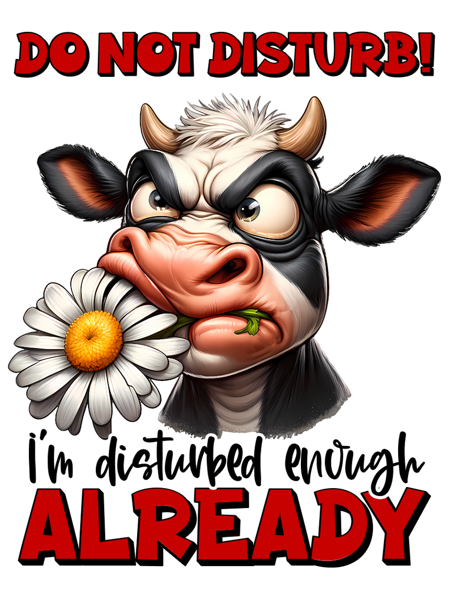 Adult - Sarcastic Sayings with Cows - 28x  images