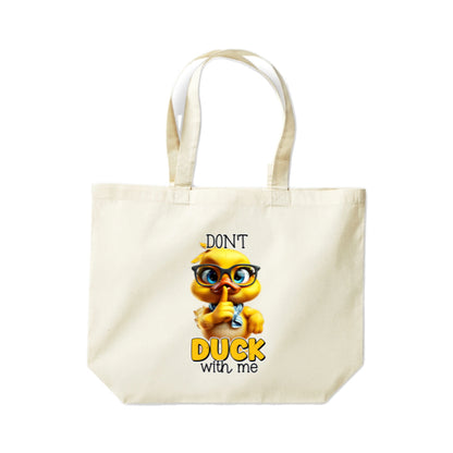 Cotton Tote Bags 18ltr-  Sarcastic Quotes with Ducks