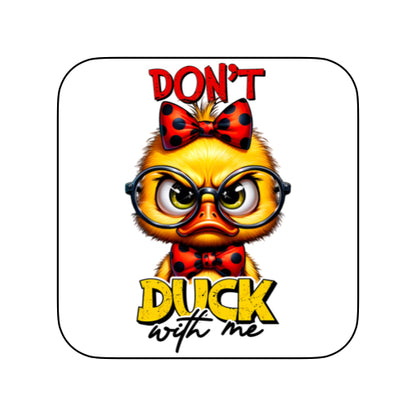 Coasters of Sarcastic Quotes with Ducks