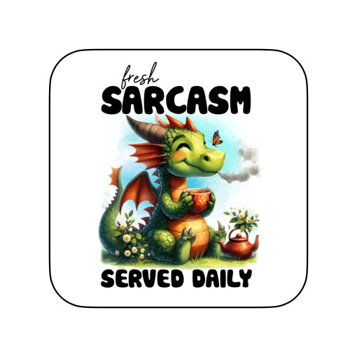 Coasters of Sarcastic Quotes with different animals