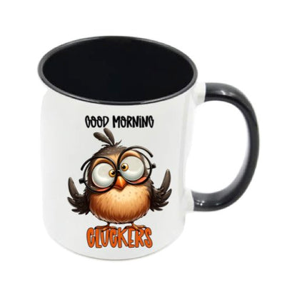Mug - 11oz - Sarcastic Funny Sayings with 5x images of different birds