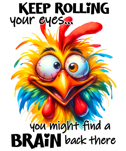 Adult - Sarcastic Sayings with Chickens - 36x  images