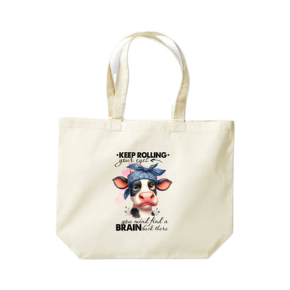 Cotton Tote Bags 18ltr- Sarcastic Quotes with Cows