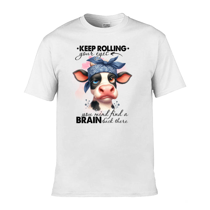 Mens T-Shirt (Gildan Softstyle 64000) - Sarcastic Quotes with Cows - Group 2