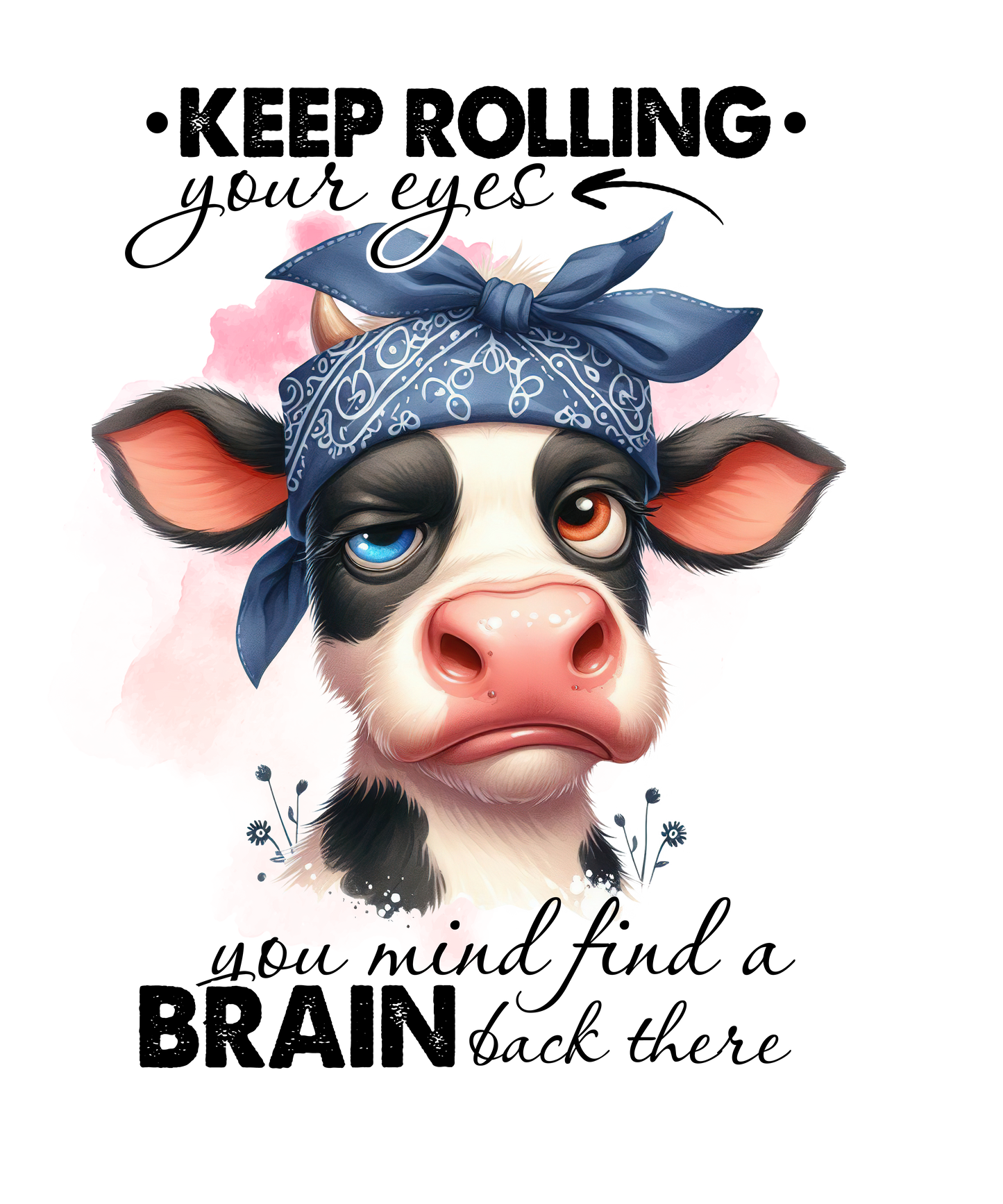 Adult - Sarcastic Sayings with Cows - 28x  images