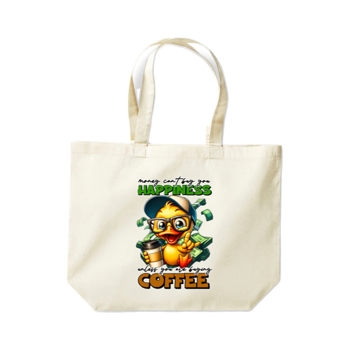 Cotton Tote Bags 18ltr-  Sarcastic Quotes with Ducks