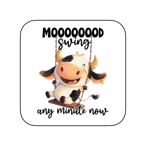Coasters of Sarcastic Quotes with Cows