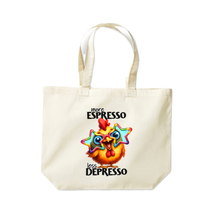 Cotton Tote Bags 18ltr-  Sarcastic Quotes with Chickens