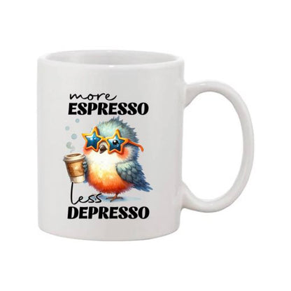Mug - 11oz - Sarcastic Funny Sayings with 5x images of different birds