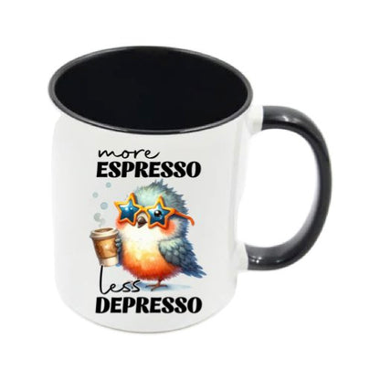 Mug - 11oz - Sarcastic Funny Sayings with 5x images of different birds