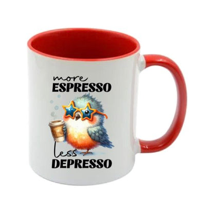 Mug - 11oz - Sarcastic Funny Sayings with 5x images of different birds