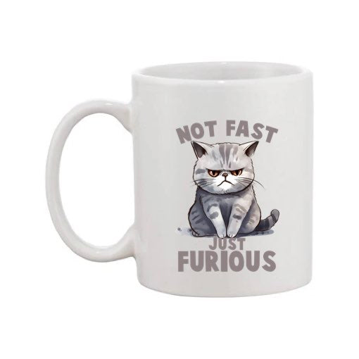 Mug - 11oz - Sarcastic Funny Sayings with 12x images of different cats