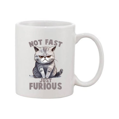 Mug - 11oz - Sarcastic Funny Sayings with 12x images of different cats