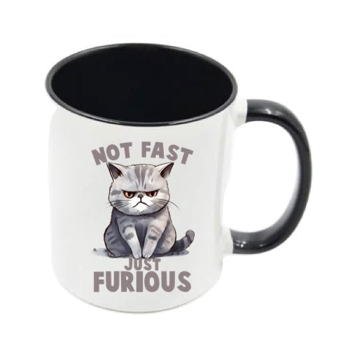 Mug - 11oz - Sarcastic Funny Sayings with 12x images of different cats