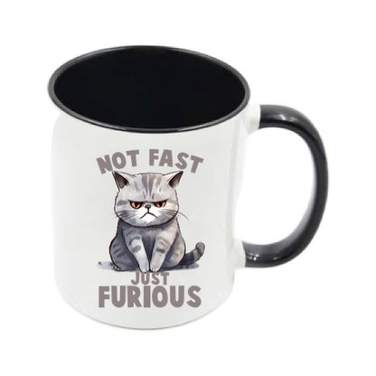 Mug - 11oz - Sarcastic Funny Sayings with 12x images of different cats