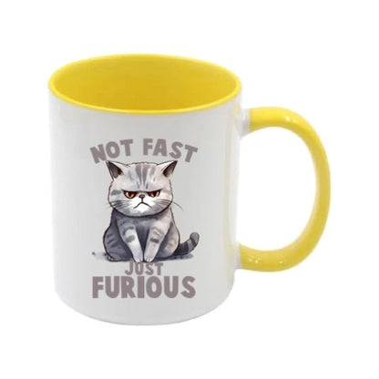 Mug - 11oz - Sarcastic Funny Sayings with 12x images of different cats