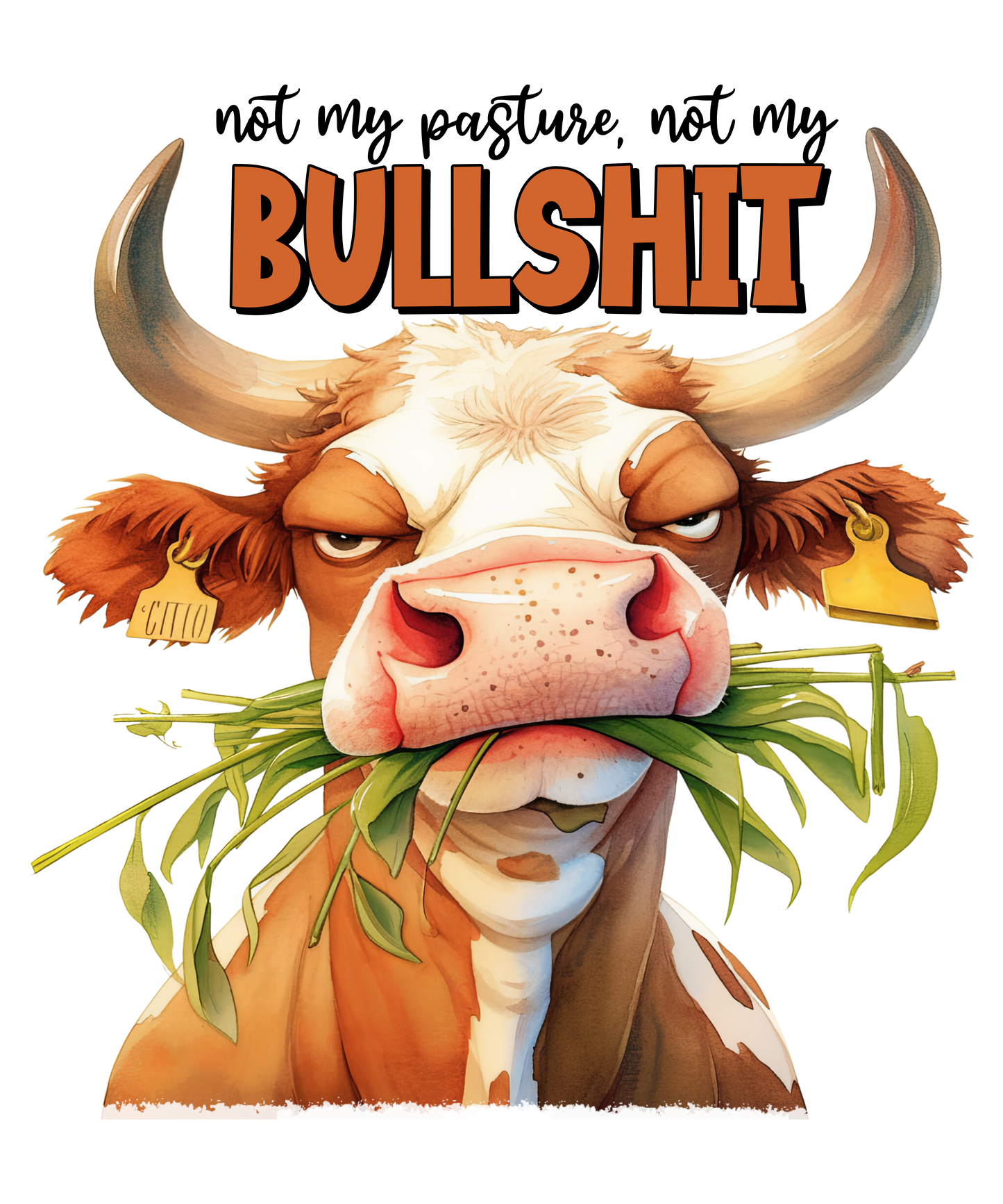 Adult - Sarcastic Sayings with Cows - 28x  images