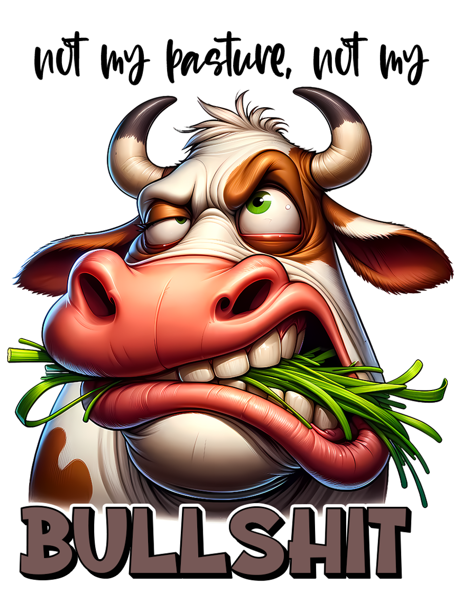 Adult - Sarcastic Sayings with Cows - 28x  images