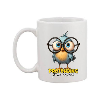 Mug - 11oz - Sarcastic Funny Sayings with 5x images of different birds