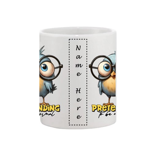 Mug - 11oz - Sarcastic Funny Sayings with 5x images of different birds