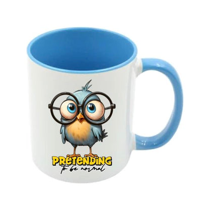 Mug - 11oz - Sarcastic Funny Sayings with 5x images of different birds