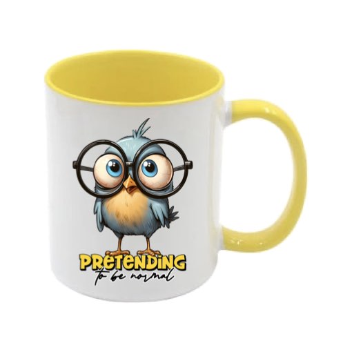 Mug - 11oz - Sarcastic Funny Sayings with 5x images of different birds