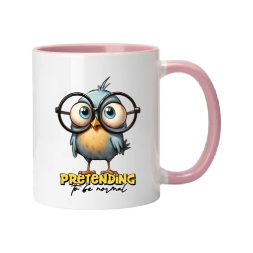 Mug - 11oz - Sarcastic Funny Sayings with 5x images of different birds