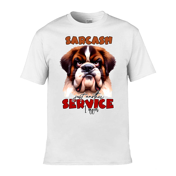 Mens T-Shirt (Gildan Softstyle 64000) - Sarcastic Quotes with Dogs