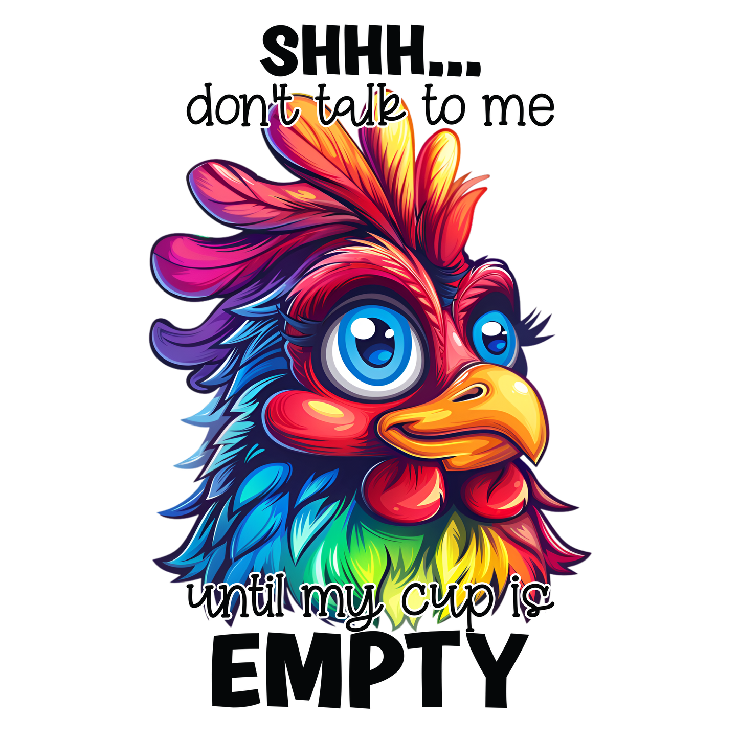 Adult - Sarcastic Sayings with Chickens - 36x  images