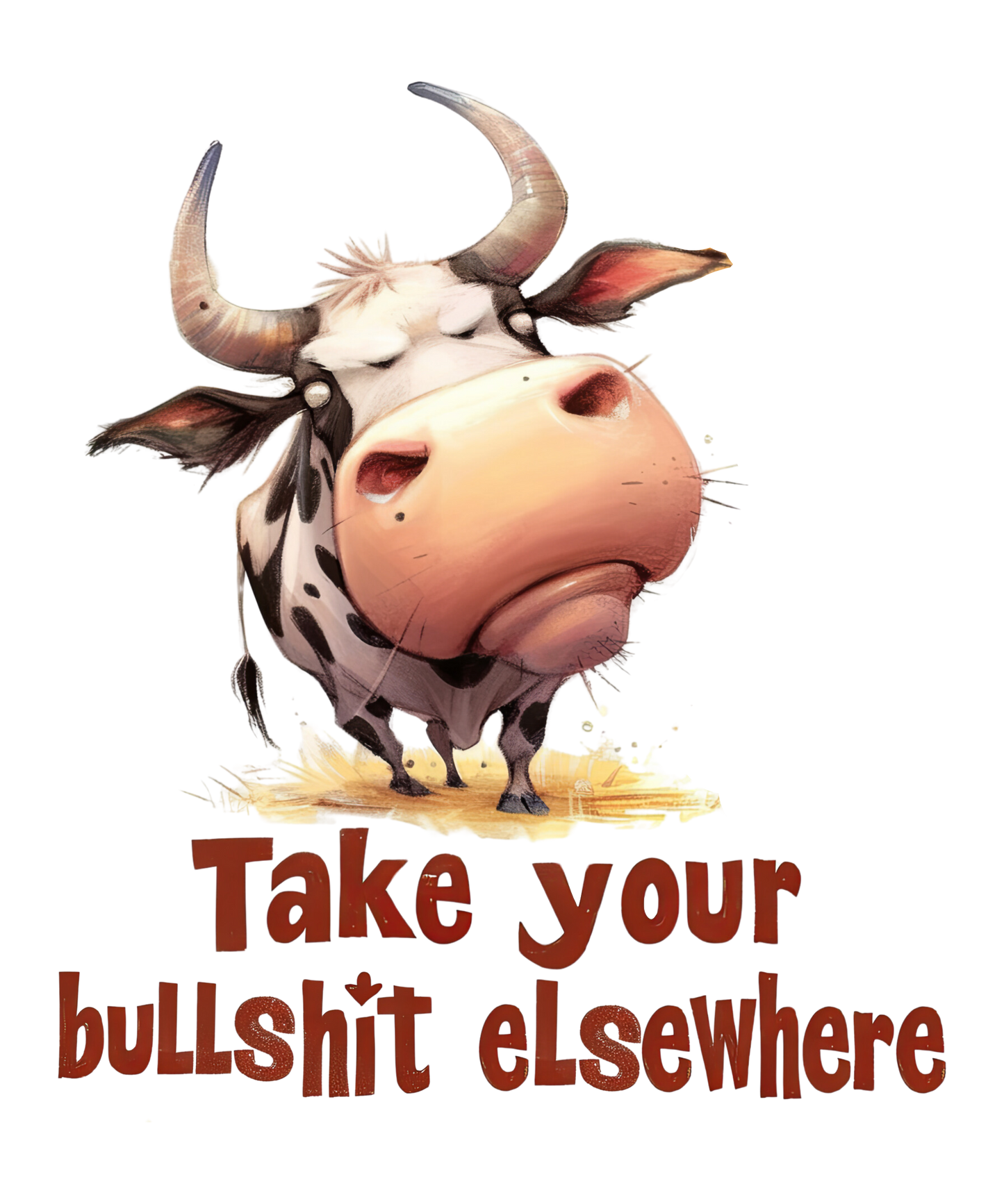 Adult - Sarcastic Sayings with Cows - 28x  images