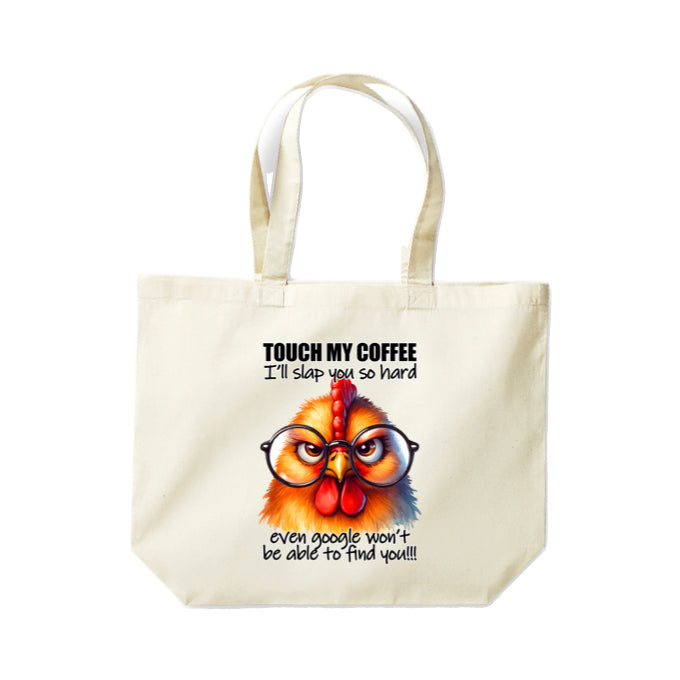 Cotton Tote Bags 18ltr-  Sarcastic Quotes with Chickens