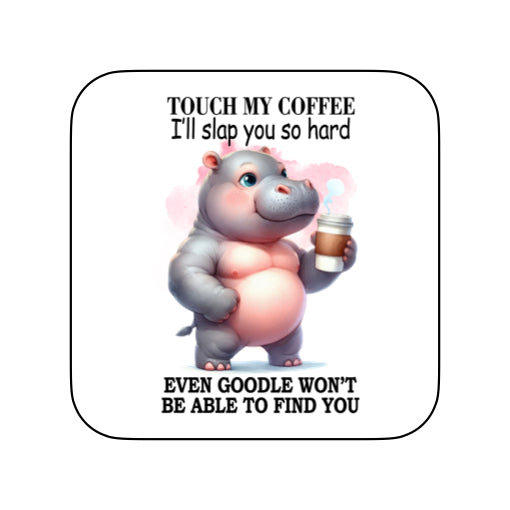 Coasters of Sarcastic Quotes with different animals