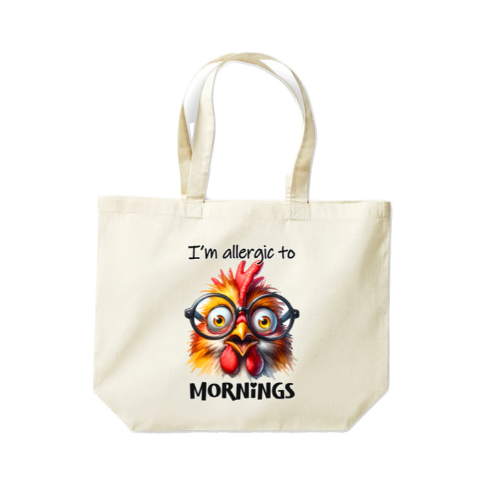 Cotton Tote Bags 18ltr-  Sarcastic Quotes with Chickens