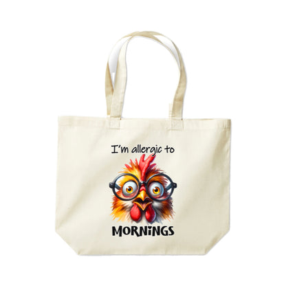 Cotton Tote Bags 18ltr-  Sarcastic Quotes with Chickens
