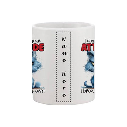 Mug - 11oz - Sarcastic Funny Sayings with 12x images of different cats