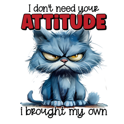 Adult - Sarcastic Sayings with Cats - 12x  images