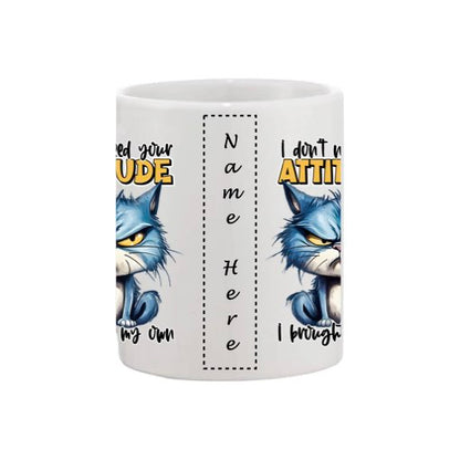 Mug - 11oz - Sarcastic Funny Sayings with 12x images of different cats