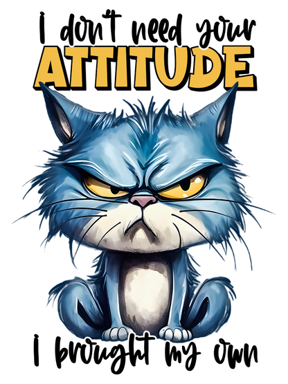 Adult - Sarcastic Sayings with Cats - 12x  images