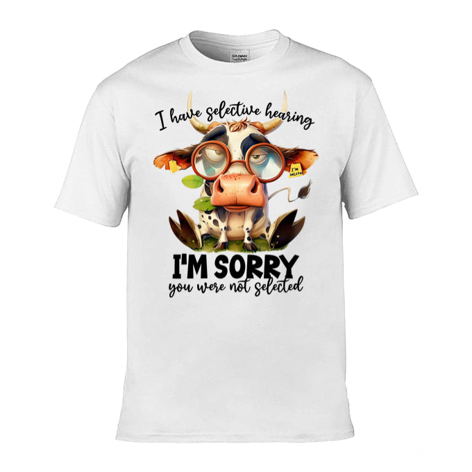Mens T-Shirt (Gildan Softstyle 64000) - Sarcastic Quotes with Cows - Group 1