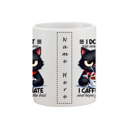 Mug - 11oz - Sarcastic Funny Sayings with 12x images of different cats