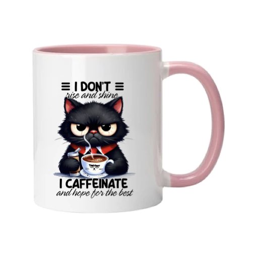 Mug - 11oz - Sarcastic Funny Sayings with 12x images of different cats